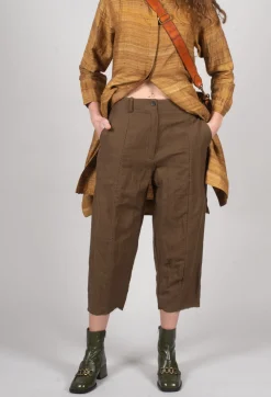 Baggy Cur Trousers in Mud