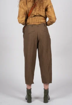 Baggy Cur Trousers in Mud