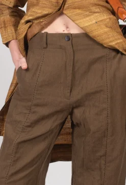 Baggy Cur Trousers in Mud