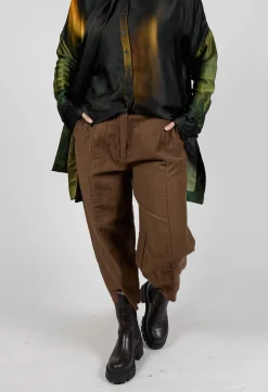 Baggy Cur Trousers in Mud