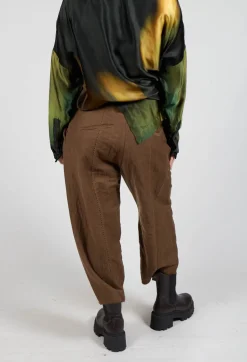 Baggy Cur Trousers in Mud