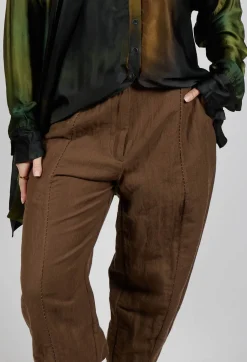 Baggy Cur Trousers in Mud
