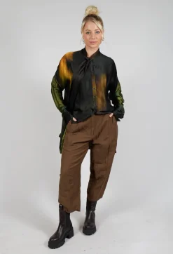 Baggy Cur Trousers in Mud