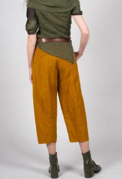 Baggy Cur Trousers in Tumeric
