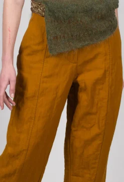Baggy Cur Trousers in Tumeric