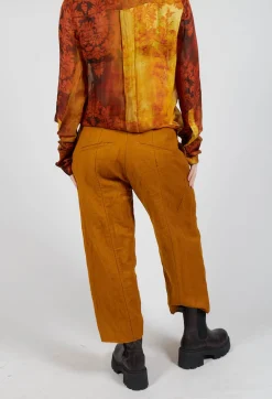 Baggy Cur Trousers in Tumeric