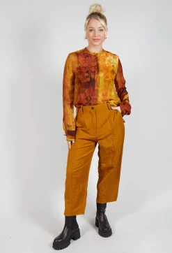 Baggy Cur Trousers in Tumeric