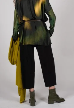Baggy Les Trousers in Black