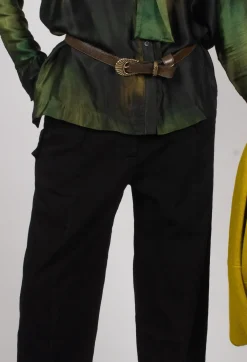 Baggy Les Trousers in Black