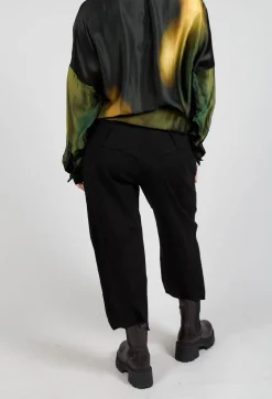 Baggy Les Trousers in Black