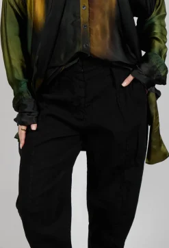 Baggy Les Trousers in Black