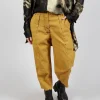 Baggy Les Trousers in Ocra