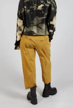 Baggy Les Trousers in Ocra