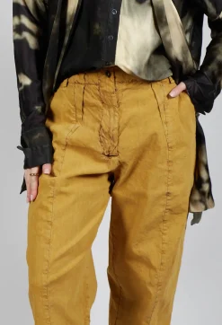 Baggy Les Trousers in Ocra