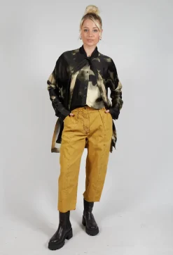Baggy Les Trousers in Ocra