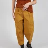Baggy Les Trousers in Tumeric
