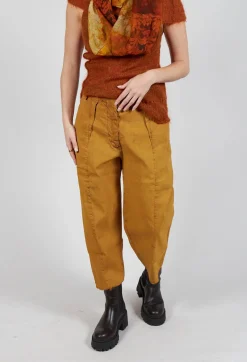 Baggy Les Trousers in Tumeric