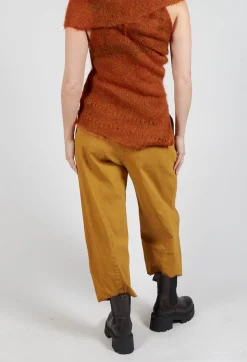 Baggy Les Trousers in Tumeric