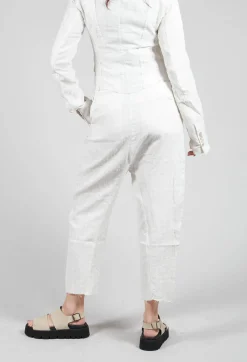 Baggy Trousers in Chalk