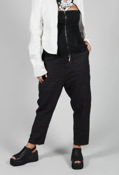 Baggy Trousers in Coal