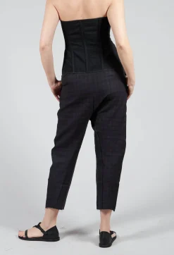 Baggy Trousers in Coal