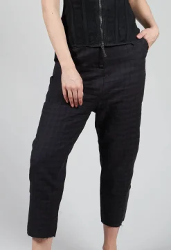 Baggy Trousers in Coal