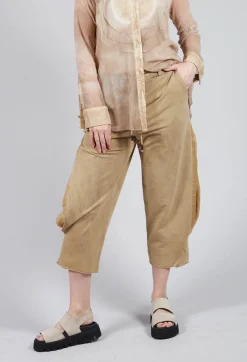 Balloon Leg Culottes in Khaki