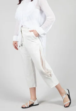 Balloon Leg Culottes in White