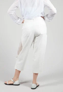 Balloon Leg Culottes in White