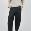 Balloon Leg Jeans in Nero
