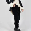 Balloon Leg Trousers in Black