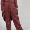 Balloon Leg Trousers in Intense Rust