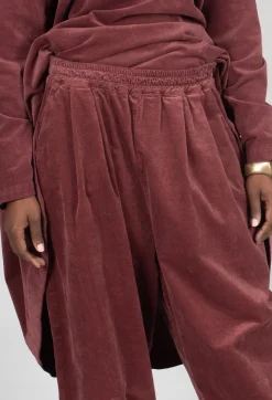 Balloon Leg Trousers in Intense Rust