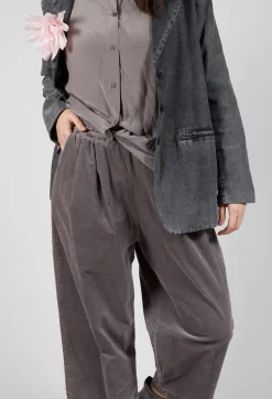 Balloon Leg Trousers in Iron