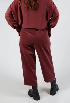 Balloon Leg Trousers in Intense Rust