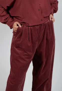 Balloon Leg Trousers in Intense Rust