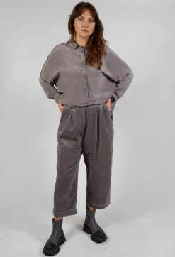 Balloon Leg Trousers in Iron
