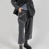 Balloon Leg Trousers in Pewter