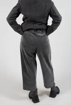Balloon Leg Trousers in Pewter