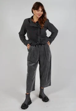 Balloon Leg Trousers in Pewter