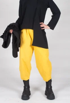 Balloon Leg Trousers in Yellow