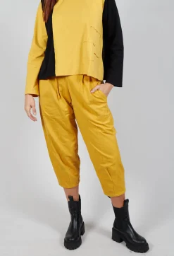 Balloon Leg Trousers in Yellow