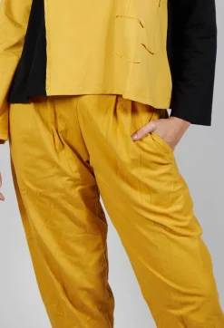 Balloon Leg Trousers in Yellow