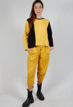 Balloon Leg Trousers in Yellow