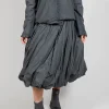 Balloon Skirt in Coal Cloud