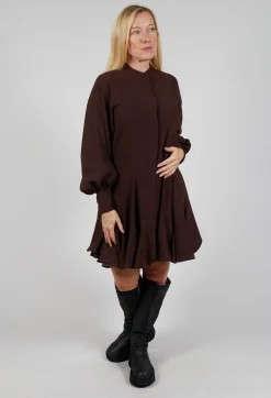 Balloon Sleeve Dress in Java