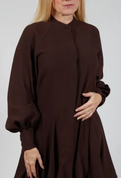 Balloon Sleeve Dress in Java