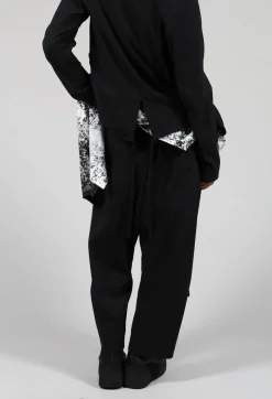 Balloon Trousers in Black