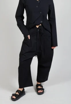 Balloon Trousers in Black