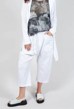 Balloon Trousers in White